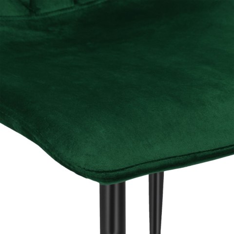 Krzesło tapicerowane Dexter Velvet ciemnozielony Krzesło tapicerowane Dexter Velvet ciemnozielony
