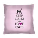 Poduszka - LOVE CATS 40x40 cm Poduszka - LOVE CATS 40x40 cm