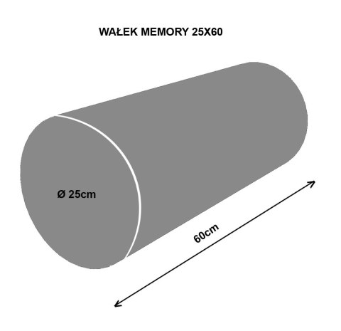 Poduszka Wałek - Akacja Ø25x60 cm Poduszka Wałek - Akacja Ø25x60 cm