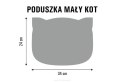 Poduszka podróżna z gumką Kot - Leon Poduszka podróżna z gumką Kot - Leon
