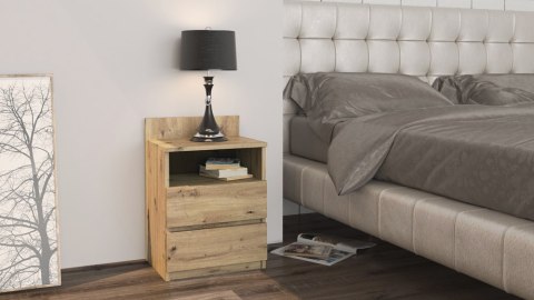 SZAFKA NOCNA MALWA M1 DĄB ARTISAN SZAFKA NOCNA MALWA M1 DĄB ARTISAN