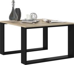 STOLIK KAWOWY ŁAWA LOFT MODERN MINI DĄB SONOMA / CZARNY MAT