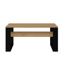 STOLIK KAWOWY ŁAWA MODERN 1P DĄB ARTISAN / CZARNY MAT STOLIK KAWOWY ŁAWA MODERN 1P DĄB ARTISAN / CZARNY MAT