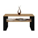 STOLIK KAWOWY ŁAWA MODERN 1P DĄB ARTISAN / CZARNY MAT STOLIK KAWOWY ŁAWA MODERN 1P DĄB ARTISAN / CZARNY MAT