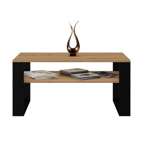 STOLIK KAWOWY ŁAWA MODERN 1P DĄB ARTISAN / CZARNY MAT STOLIK KAWOWY ŁAWA MODERN 1P DĄB ARTISAN / CZARNY MAT