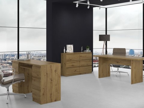 NOWOCZESNA KOMODA MALWA M6 120CM DĄB ARTISAN NOWOCZESNA KOMODA MALWA M6 120CM DĄB ARTISAN