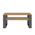 NOWOCZESNY STOLIK KAWOWY ŁAWA MODERN 1P DĄB ARTISAN / ANTRACYT NOWOCZESNY STOLIK KAWOWY ŁAWA MODERN 1P DĄB ARTISAN / ANTRACYT