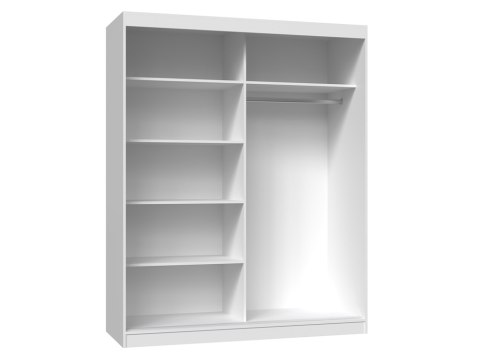 NOWOCZESNA SZAFA Z DRZWIAMI PRZESUWNYMI IGA 160 CM BIAŁY MAT NOWOCZESNA SZAFA Z DRZWIAMI PRZESUWNYMI IGA 160 CM BIAŁY MAT