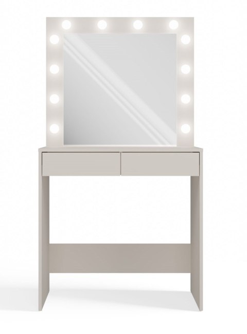 ELEGANCKA TOALETKA Z LUSTREM I OŚWIETLENIEM LED MARINA 2S KOLOR: KASZMIR ELEGANCKA TOALETKA Z LUSTREM I OŚWIETLENIEM LED MARINA 2S KOLOR: KASZMIR