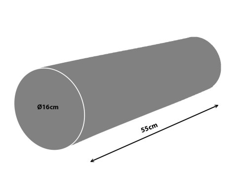 Poduszka Wałek - Alba Ø16x55 cm Poduszka Wałek - Alba Ø16x55 cm