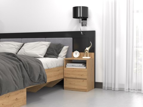 SZAFKA NOCNA MALWA M1 DĄB ARTISAN SZAFKA NOCNA MALWA M1 DĄB ARTISAN