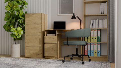 NOWOCZESNA KOMODA ALMA SZAFKA Z 4 DRZWIAMI DĄB ARTISAN NOWOCZESNA KOMODA ALMA SZAFKA Z 4 DRZWIAMI DĄB ARTISAN