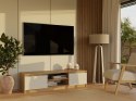 NOWOCZESNA SZAFKA RTV MALWA 140 CM KASZMIR / DĄB ARTISAN