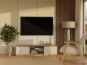 NOWOCZESNA SZAFKA RTV MALWA 140 CM KASZMIR / DĄB ARTISAN