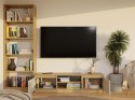 NOWOCZESNA SZAFKA RTV MALWA 140 CM KASZMIR / DĄB ARTISAN