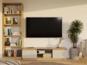 NOWOCZESNA SZAFKA RTV MALWA 140 CM KASZMIR / DĄB ARTISAN