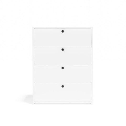 NOWOCZESNA SZAFKA NA BUTY LOKA DRZWI UCHYLNE BIAŁY MAT