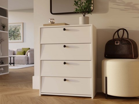 NOWOCZESNA SZAFKA NA BUTY LOKA DRZWI UCHYLNE BIAŁY MAT