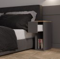 NOWOCZESNA SZAFKA NOCNA GALAX STOLIK NOCNY ANTRACYT / DĄB ARTISAN NOWOCZESNA SZAFKA NOCNA GALAX STOLIK NOCNY ANTRACYT / DĄB ARTISAN
