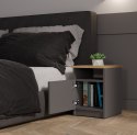 NOWOCZESNA SZAFKA NOCNA GALAX STOLIK NOCNY ANTRACYT / DĄB ARTISAN NOWOCZESNA SZAFKA NOCNA GALAX STOLIK NOCNY ANTRACYT / DĄB ARTISAN
