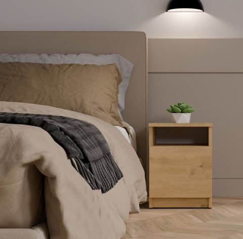 NOWOCZESNA SZAFKA NOCNA GALAX STOLIK NOCNY DĄB ARTISAN NOWOCZESNA SZAFKA NOCNA GALAX STOLIK NOCNY DĄB ARTISAN
