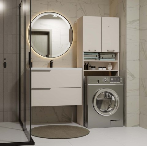 SZAFKA NAD PRALKĘ POLA REGAŁ ŁAZIENKOWY SŁUPEK KOLOR KASZMIR