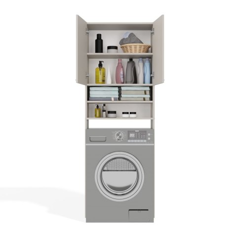 SZAFKA NAD PRALKĘ POLA REGAŁ ŁAZIENKOWY SŁUPEK KOLOR KASZMIR