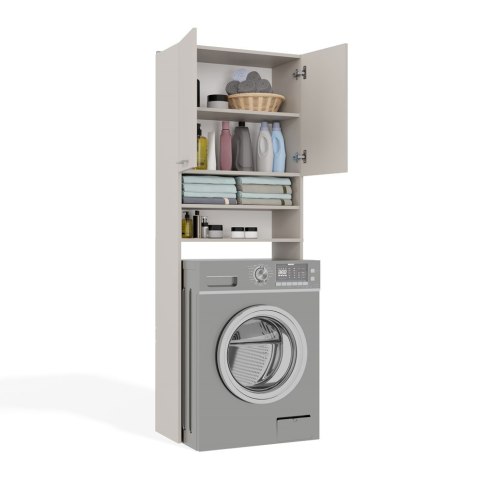 SZAFKA NAD PRALKĘ POLA REGAŁ ŁAZIENKOWY SŁUPEK KOLOR KASZMIR