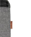 Okrągła pufa dekoracyjna, Bertoni, nadruk Ibiza Day - do salonu, do pokoju dziecka, walec 40cm, elegancka, zamek błyskawiczny, z