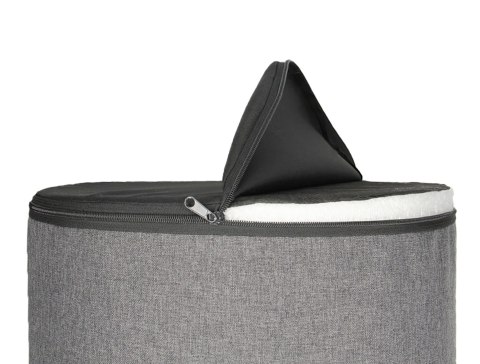 Pufa Codura Wodoodporna do Domu i Ogrodu - wzór Ibiza Day, Elegancka, Wygodna, Stabilna, Zamek Błyskawiczny, 40 cm, Bertoni