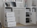 BIURKO KOMPUTEROWE DELTA NA LAPTOP 3 SZUFLADY 120CM BIAŁY MAT