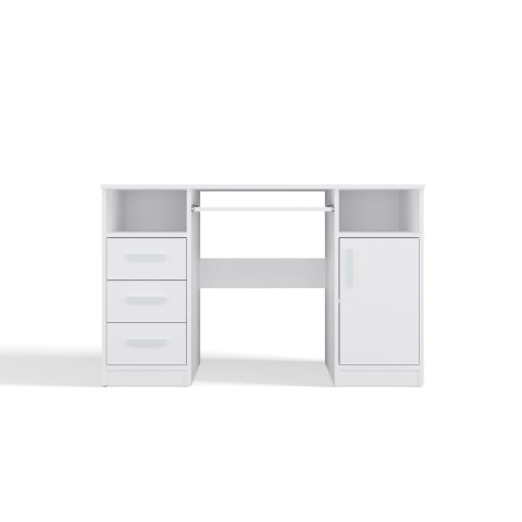 BIURKO KOMPUTEROWE DELTA NA LAPTOP 3 SZUFLADY 120CM BIAŁY MAT