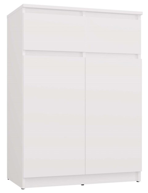 NOWOCZESNA KOMODA MALWA DO SALONU SYPIALNI 2 SZUFLADY 2 DRZWI BIAŁY MAT NOWOCZESNA KOMODA MALWA DO SALONU SYPIALNI 2 SZUFLADY 2 DRZWI BIAŁY MAT