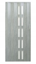Drzwi harmonijkowe 005S BETON MAT - 80 cm Drzwi harmonijkowe 005S BETON MAT - 80 cm